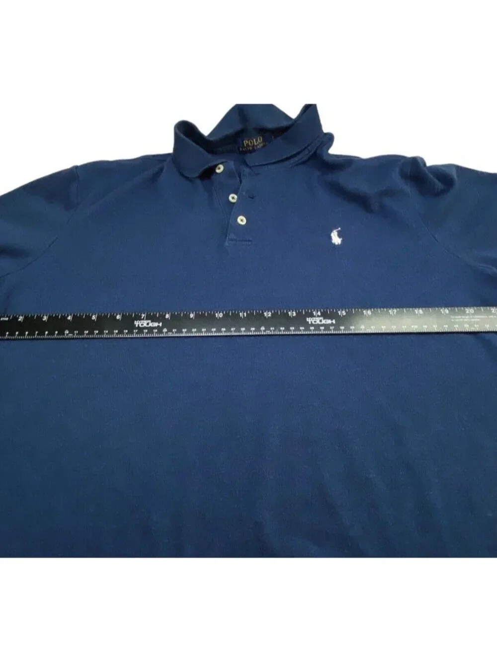 POLO RALPH LAUREN Men Pullover Short Sleeve Polo‎ Shirt Sz L Blue Everyday 71-1